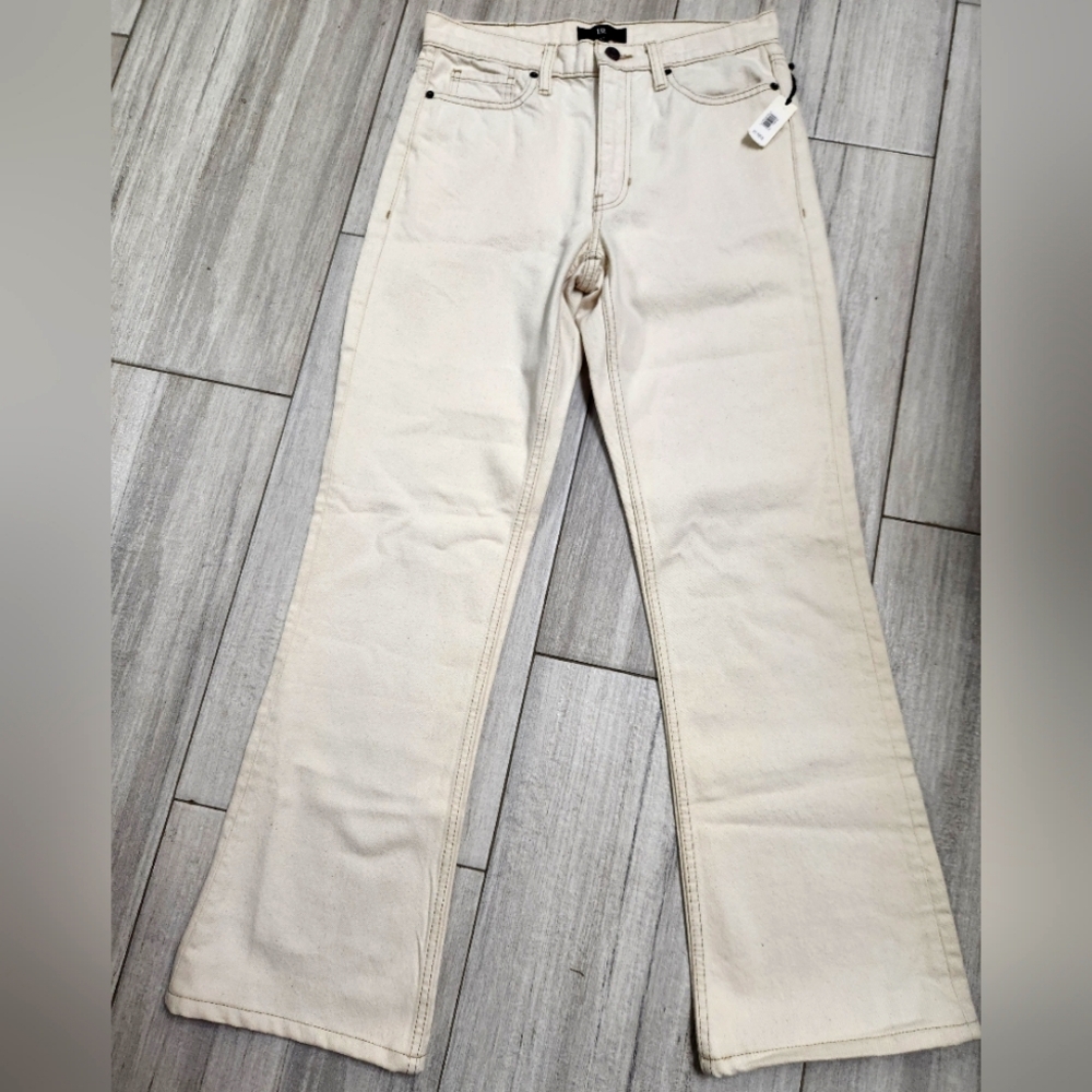 Banana Republic Women's Cream bootcut Jeans